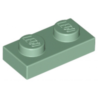 Plaat 1x2 Sand Green